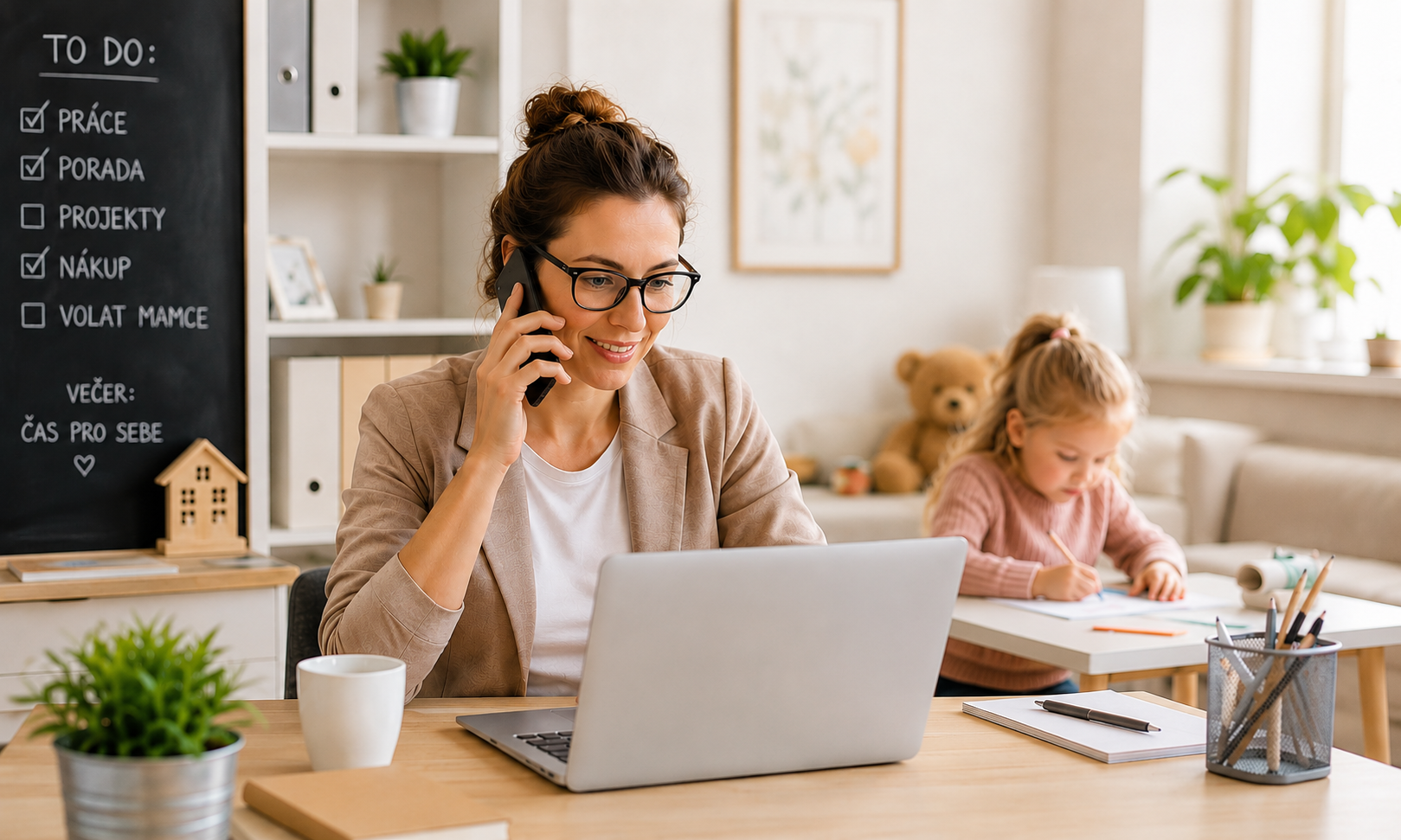 Home office a děti během letních prázdnin