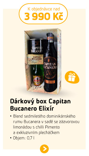 Dárkový box Capitan Bucanero Elixír 0,7 l