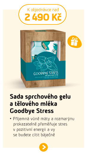 Sada sprchového gelu a tělového mléka Goodbye Stress