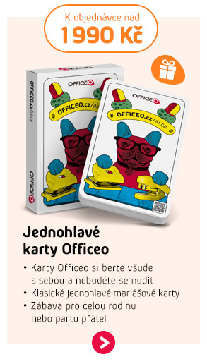 Jednohlavé karty Officeo