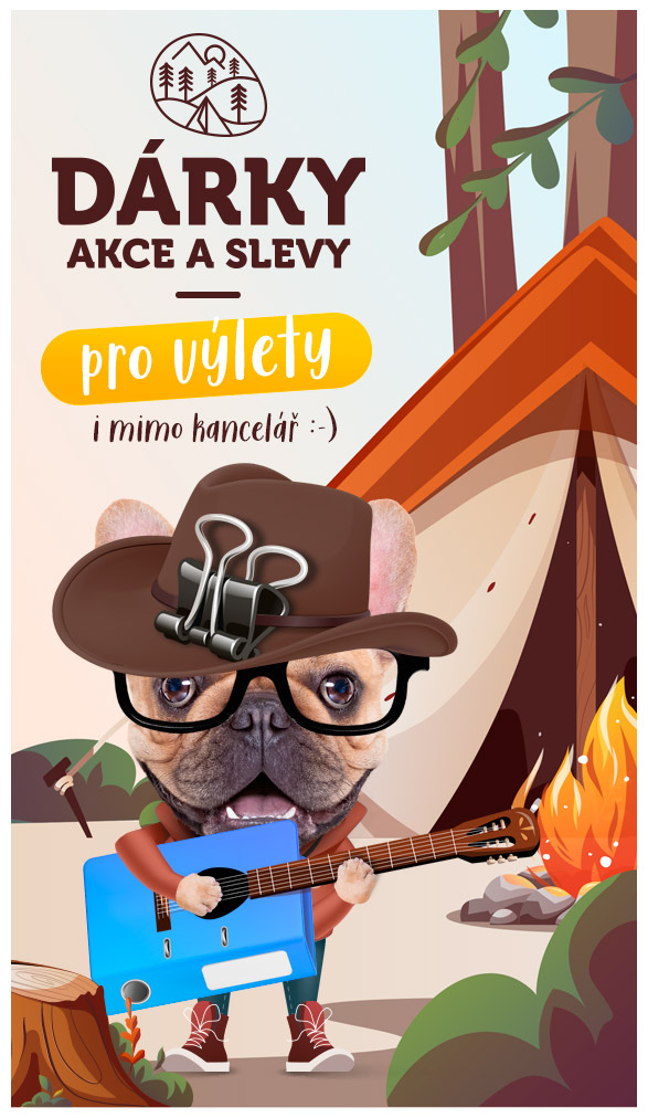 DÁRKY, AKCE A SLEVY pro výlety i mimo kancelář :-)