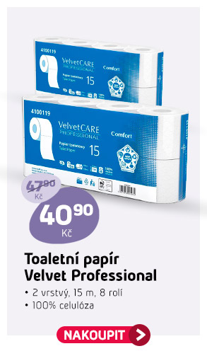 Toaletní papír Velvet Professional