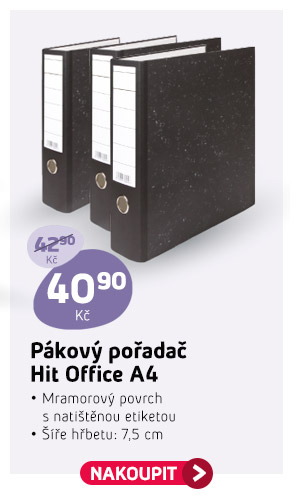Pákový pořadač Hit Office A4