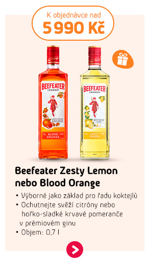 Beefeater Zesty Lemon nebo Beefeater Blood Orange