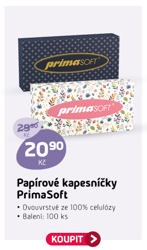 Papírové kapesníčky PrimaSoft