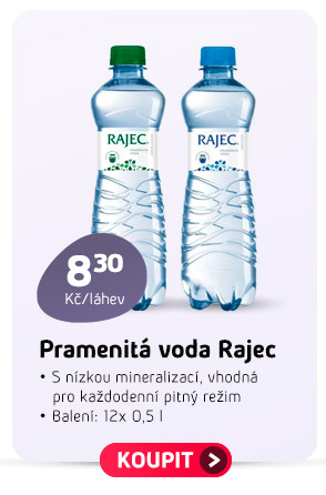 Pramenitá voda Rajec
