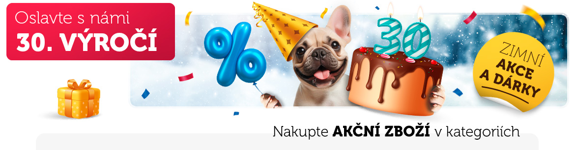 Oslavte s námi 30. výročí - zimní akce a dárky