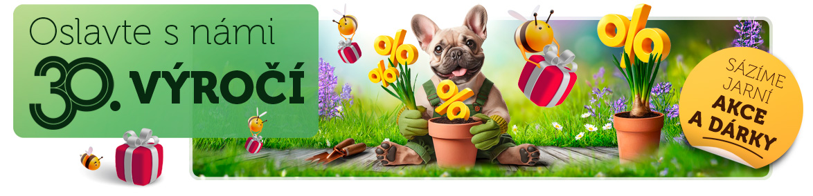 Oslavte s námi 30. výročí - Sázíme jarní akce a dárky