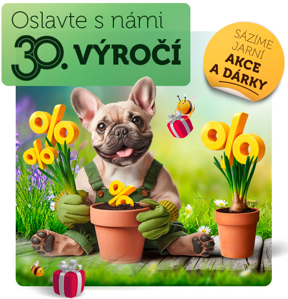 Oslavte s námi 30. výročí - Sázíme jarní akce a dárky