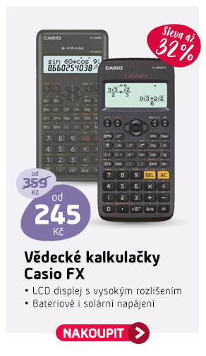 Vědecká kalkulačka Casio FX