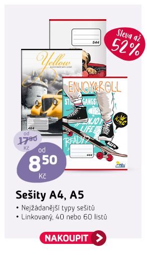 Sešity A4, A5