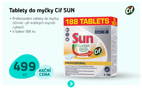 Tablety do myčky Cif SUN