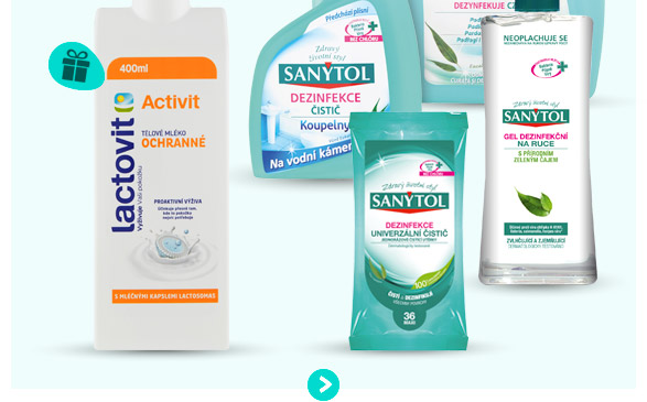 Dezinfekční čističe a mýdla Sanytol