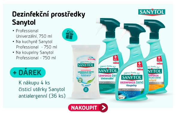 Dezinfekční prostředky Sanytol