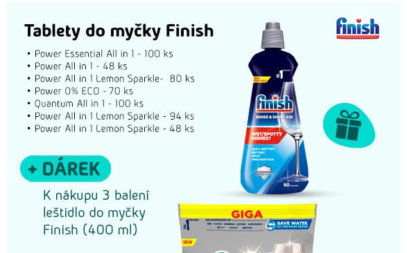 Tablety do myčky Finish