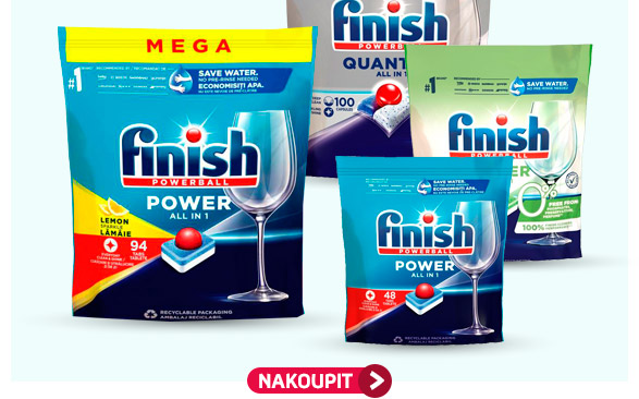 Tablety do myčky Finish