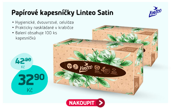 Papírové kapesníčky Linteo Satin