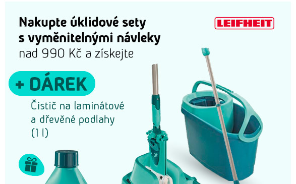 Úklidové sety s vyměnitelnými návleky