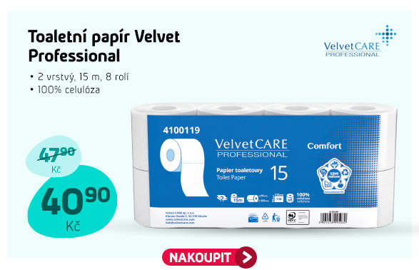 Toaletní papír Velvet Professional