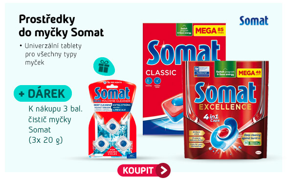 Prostředky do myčky Somat