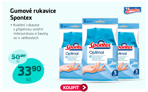Gumové rukavice Spontex