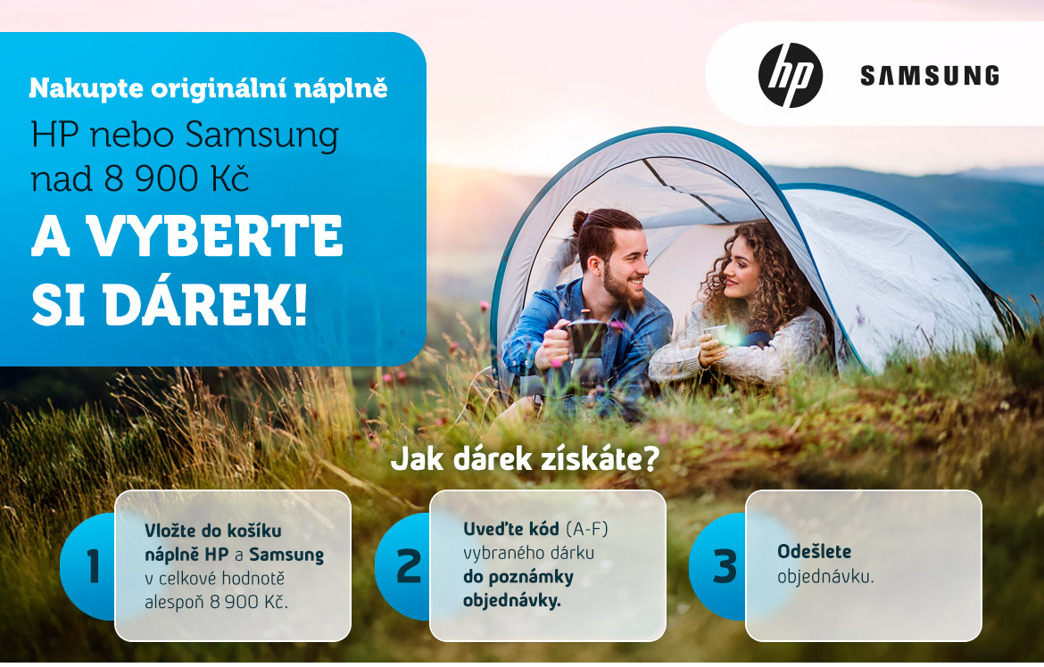 ZÍSKEJTE DÁREK za nákup náplní do tiskárny