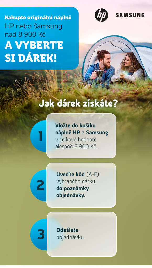 ZÍSKEJTE DÁREK za nákup náplní do tiskárny
