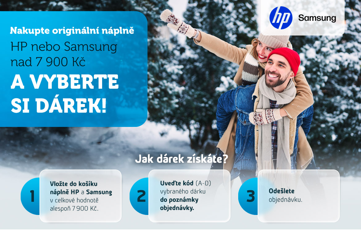 ZÍSKEJTE DÁREK za nákup náplní do tiskárny