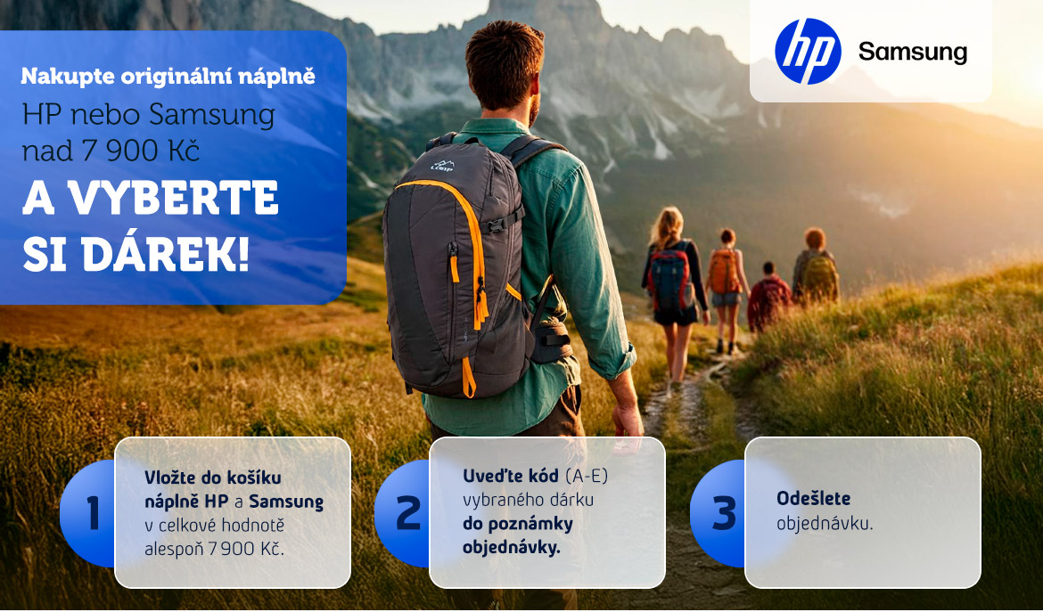 ZÍSKEJTE DÁREK za nákup náplní do tiskárny