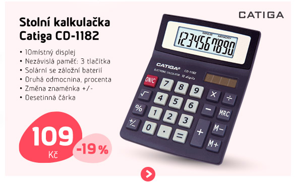 Stolní kalkulačka Catiga CD-1182