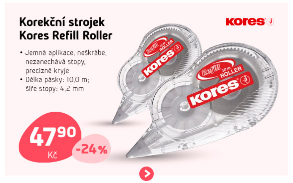 Korekční strojek Kores Refill Roller