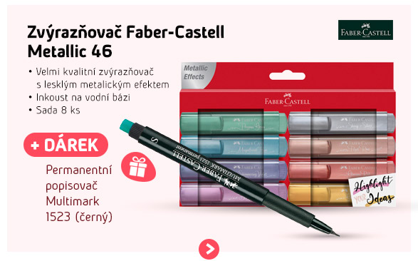 Zvýrazňovač Faber-Castell 46 Metallic