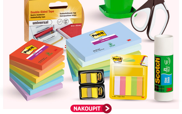 Při nákupu produktů Post-it a Scotch nad 1000 Kč dárek sada na pěstování bylinek