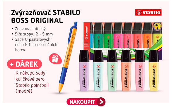 Zvýrazňovač STABILO BOSS ORIGINAL