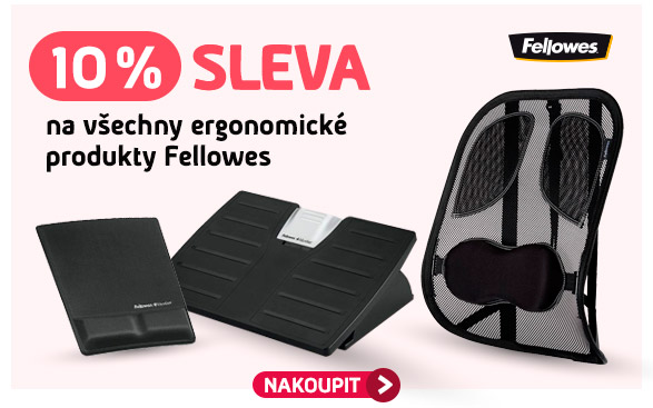 Fellowes - 10 % na všechny ergonomické produkty