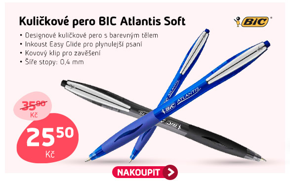 Kuličkové pero BIC Atlantis Soft