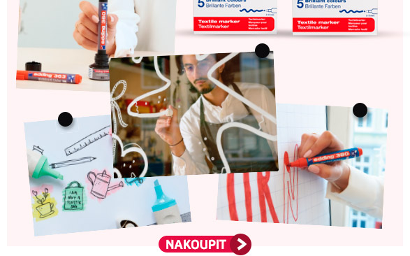Nakupte popisovače pro prezentace, workshopy i dekorování a získejte dárek