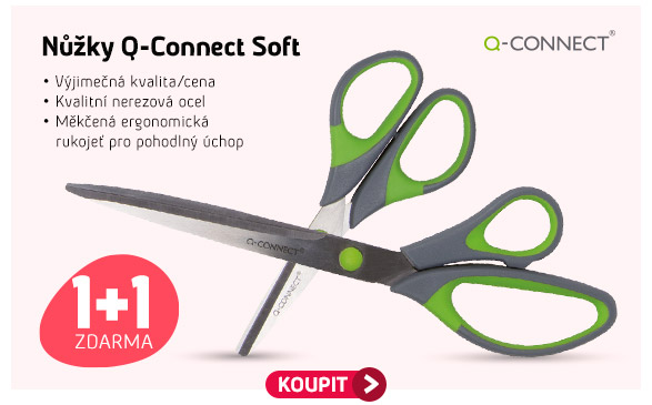 Nůžky Q-Connect Soft