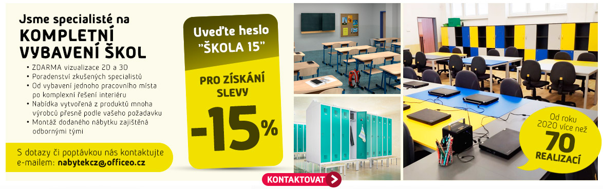 Jsme specialisté na komplexní vybavení škol