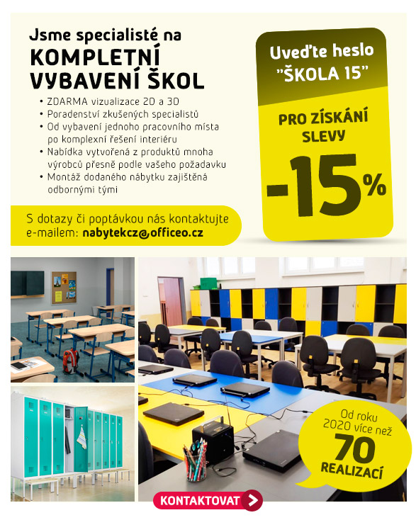 Jsme specialisté na komplexní vybavení škol