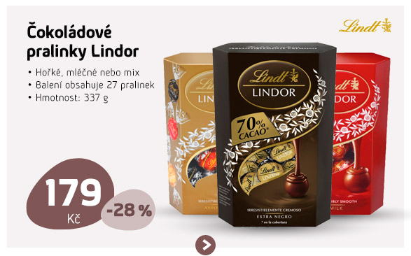 Čokoládové pralinky Lindor