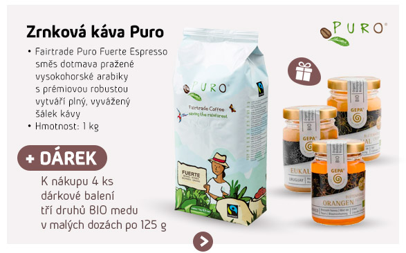 Zrnková káva Puro
