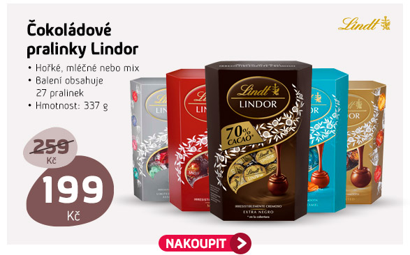 Čokoládové pralinky Lindor