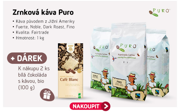 Zrnková káva Puro