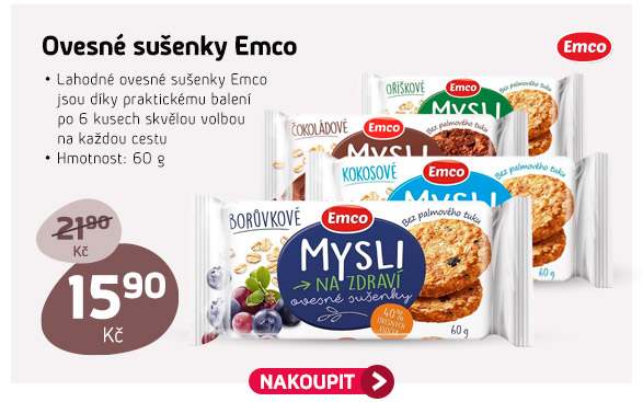 Ovesné sušenky Emco
