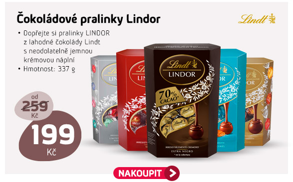 Čokoládové pralinky Lindor