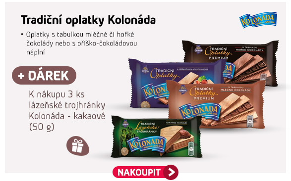 Oplatky Kolonáda