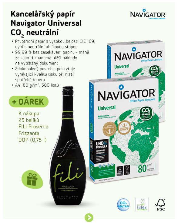 Kancelářský papír Navigator Universal CO2 neutrální