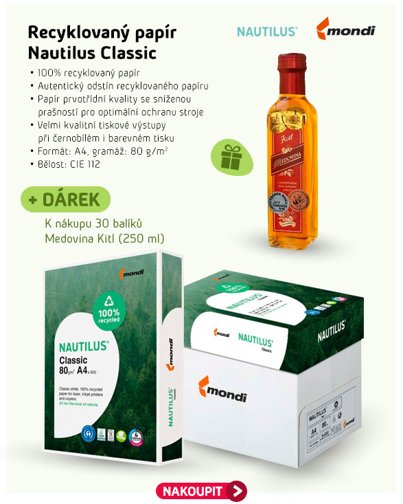 Recyklovaný papír Nautilus Classic