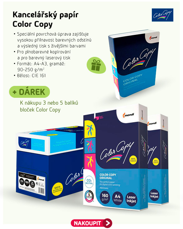 Kancelářský papír Color Copy + dárek